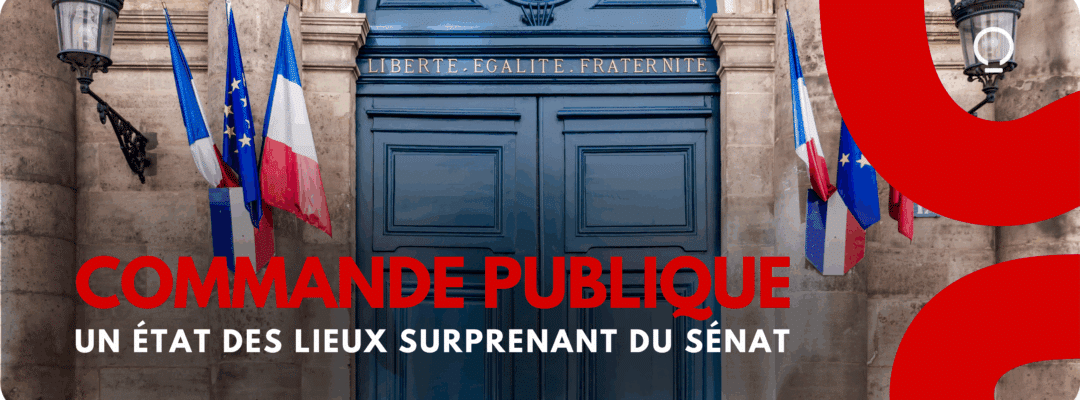 Commande publique : l’État des lieux surprenant du Sénat